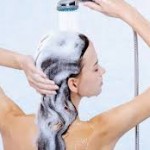 Lavado de cabeza con extensiones de pelo